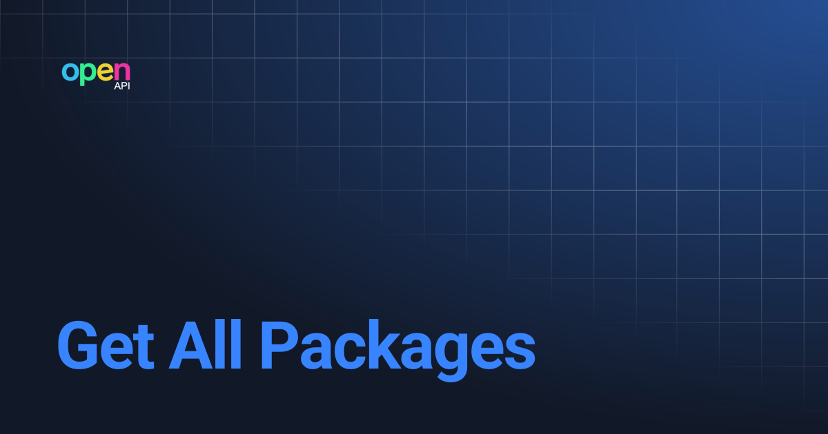 Get All Packages | Old API